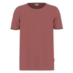 Joop Jeans T-Shirt Cliff Rundhals Kurzarm Rot/Braun/Rosa