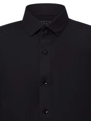 Finshley & Harding Businesshemd Dunkelblau/Schwarz/Hellblau