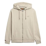 Superdry Sweatjacke Essential Logo Zip Hoodie Beige