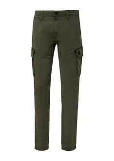 s.Oliver Hose Dunkelgrün/Khaki