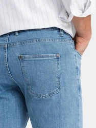 OMBRE Slim-fit Jeans Klassische Herrenjeans SLIM FIT Hellblau/Blau
