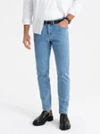 OMBRE Slim-fit Jeans Klassische Herrenjeans SLIM FIT Hellblau/Blau