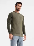 OMBRE Strickpullover Dunkelgrün/Khaki