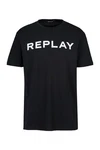 Replay T-Shirt BASIC JERSEY Blau/Dunkelblau/Rot/Schwarz