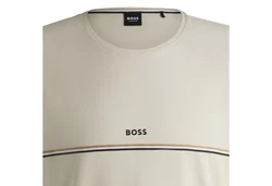 BOSS Herren T-Shirt Unique T-Shirt Beige/Khaki