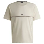 BOSS Herren T-Shirt Unique T-Shirt Beige/Khaki