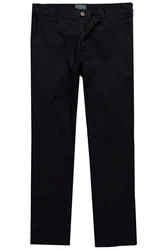 Boston Park Chinohose Lightweight-Chino Bauchfit Dunkelblau/Schwarz/Blau