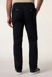 Boston Park Chinohose Lightweight-Chino Bauchfit Dunkelblau/Schwarz/Blau