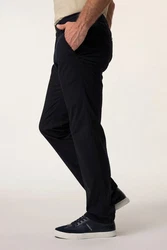 Boston Park Chinohose Lightweight-Chino Bauchfit Dunkelblau/Schwarz/Blau