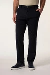 Boston Park Chinohose Lightweight-Chino Bauchfit Dunkelblau/Schwarz/Blau
