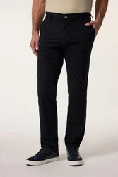 Boston Park Chinohose Lightweight-Chino Bauchfit Dunkelblau/Schwarz/Blau