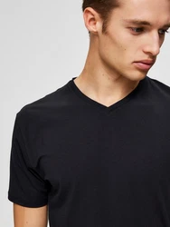 SELECTED HOMME T-Shirt SLHNEWPIMA schwarz