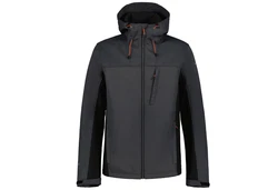 Icepeak Funktionsjacke Bazine Softshelljacke Dunkelgrau/Grau/Schwarz/Hellgrau