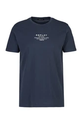 Replay T-Shirt BASIC JERSEY Dunkelblau