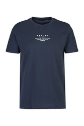 Replay T-Shirt BASIC JERSEY Dunkelblau