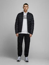 Jack & Jones Sweatshirt JJECORP LOGO SWEAT HOOD (3478) Grau