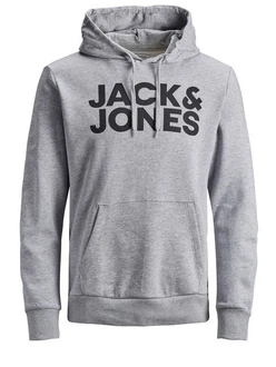 Jack & Jones Sweatshirt JJECORP LOGO SWEAT HOOD (3478) Grau