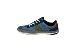 bugatti Schnürschuh Halbschuhe Sneaker Blau/Hellblau/Grau/Pastell