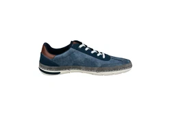 bugatti Schnürschuh Halbschuhe Sneaker Blau/Hellblau/Grau/Pastell