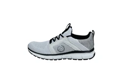 bugatti Sneaker Textil Grau/Hellgrau