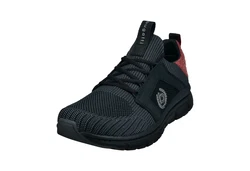 bugatti Sneaker Textil Rot/Schwarz/Grau/Dunkelgrau