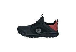 bugatti Sneaker Textil Rot/Schwarz/Grau/Dunkelgrau