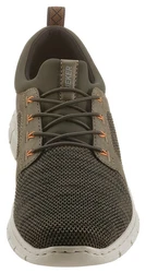 Rieker Herren Slipper braun / khaki / pastellgrn / orange
