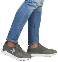 RIEKER Sport Preston Slip-On Sneaker Dunkelgrün