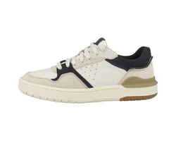 Clarks Courtlite2 Lo Herren Sneaker Beige/Creme/Khaki/Blau/Weiß
