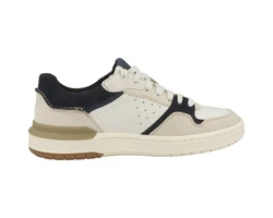 Clarks Courtlite2 Lo Herren Sneaker Beige/Creme/Khaki/Blau/Weiß