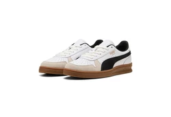 PUMA Indoor Sneaker Weiß/Braun/Beige