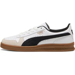 PUMA Indoor Sneaker Weiß/Braun/Beige