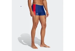 adidas Performance Boxer Badehose BLOCK SWIM Rot/Mischfarben/Braun
