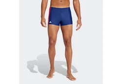 adidas Performance Boxer Badehose BLOCK SWIM Rot/Mischfarben/Braun
