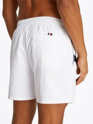 Tommy Hilfiger Swimwear Badeshorts Medium Drawstring Schwarz/Weiß/Dunkelrot/Creme/Hellblau