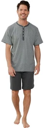 Shorty Herren Pyjama kurz (2 tlg) Baumwolle