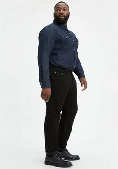 Levi's Tapered-fit Jeans 502 TAPER B&T Schwarz/Hellblau/Blau