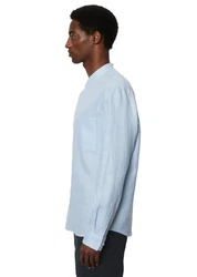 Marc O'Polo Langarmhemd Hellblau/Blau