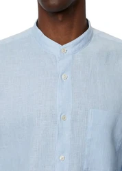 Marc O'Polo Langarmhemd Hellblau/Blau