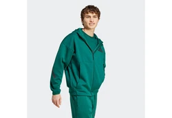 adidas Sportswear Kapuzensweatshirt M Z.N.E. FZ Grün/Dunkelgrün/Türkis