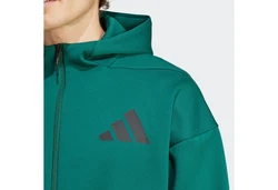 adidas Sportswear Kapuzensweatshirt M Z.N.E. FZ Grün/Dunkelgrün/Türkis