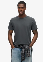 Superdry Rundhalsshirt CLASSIC ESSENTIAL TEE Dunkelgrau/Hellgrau/Grau/Khaki