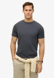 Superdry Rundhalsshirt CLASSIC ESSENTIAL TEE Dunkelgrau/Grau/Schwarz/Dunkelblau