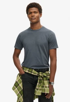Superdry Rundhalsshirt CLASSIC ESSENTIAL TEE Dunkelgrau/Grau/Schwarz/Dunkelblau