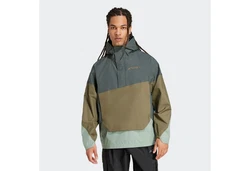 adidas TERREX Outdoorjacke XPL ANORAK Dunkelgrün/Khaki/Grün/Beige/Hellgrau/Mischfarben