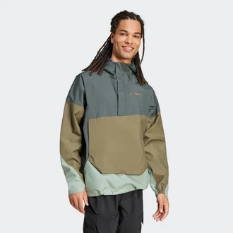 adidas TERREX Outdoorjacke XPL ANORAK Dunkelgrün/Khaki/Grün/Beige/Hellgrau/Mischfarben