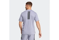 adidas Performance T-Shirt POWER 3S TEE Hellgrau/Grau/Lila/Dunkelgrau