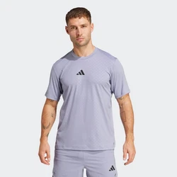 adidas Performance T-Shirt POWER 3S TEE Hellgrau/Grau/Lila/Dunkelgrau