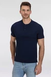 Levi's Henleyshirt mit Logo Stickerei Dunkelblau/Blau