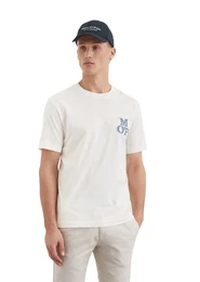 T-Shirt markantes Logo in 3D-Optik auf der Brust